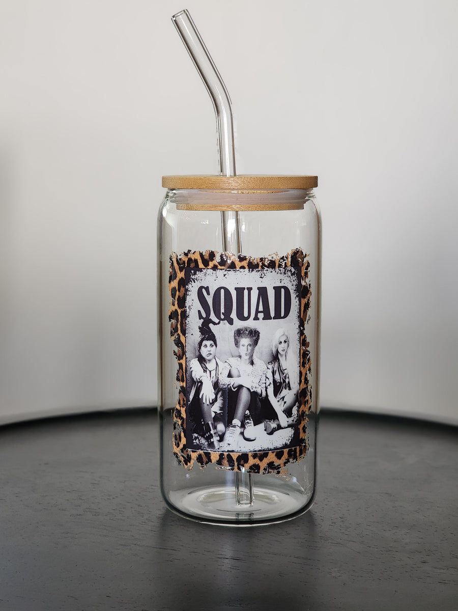 Squad- Clear Can Glass 16oz