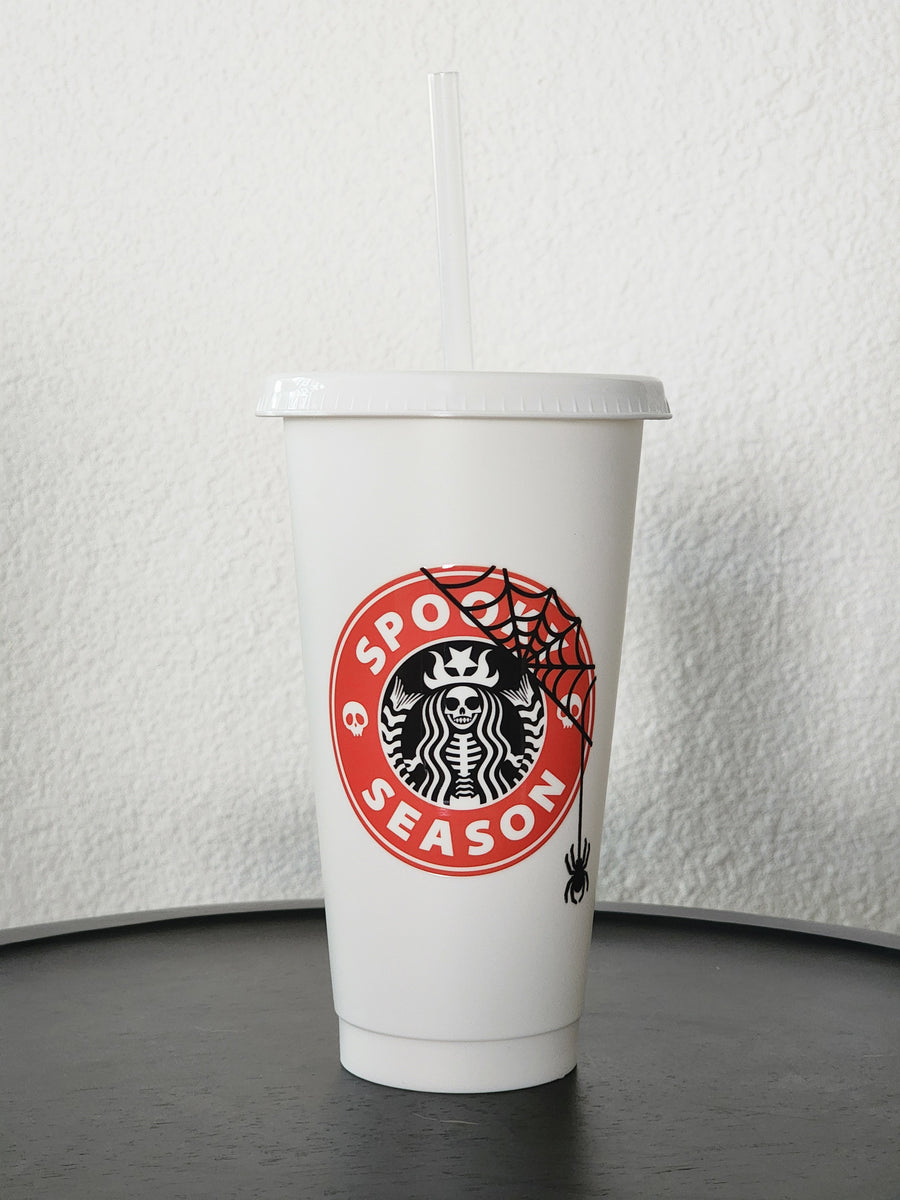 Spooky Season- 24oz White Cold Cup