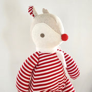 Baby Rudolph- Linen or Red Stripe