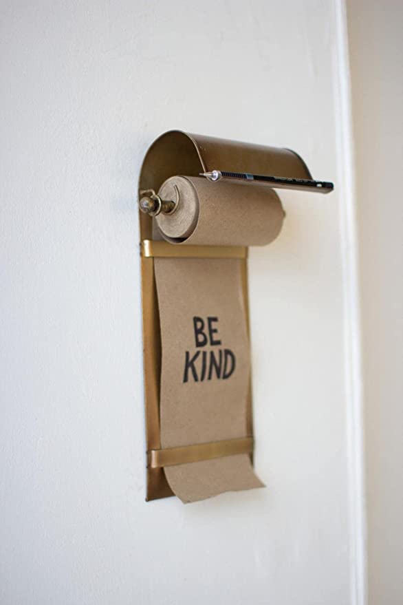 Brass Wall Note Pad