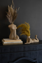 Ceramic Lying Figure Bud Vase