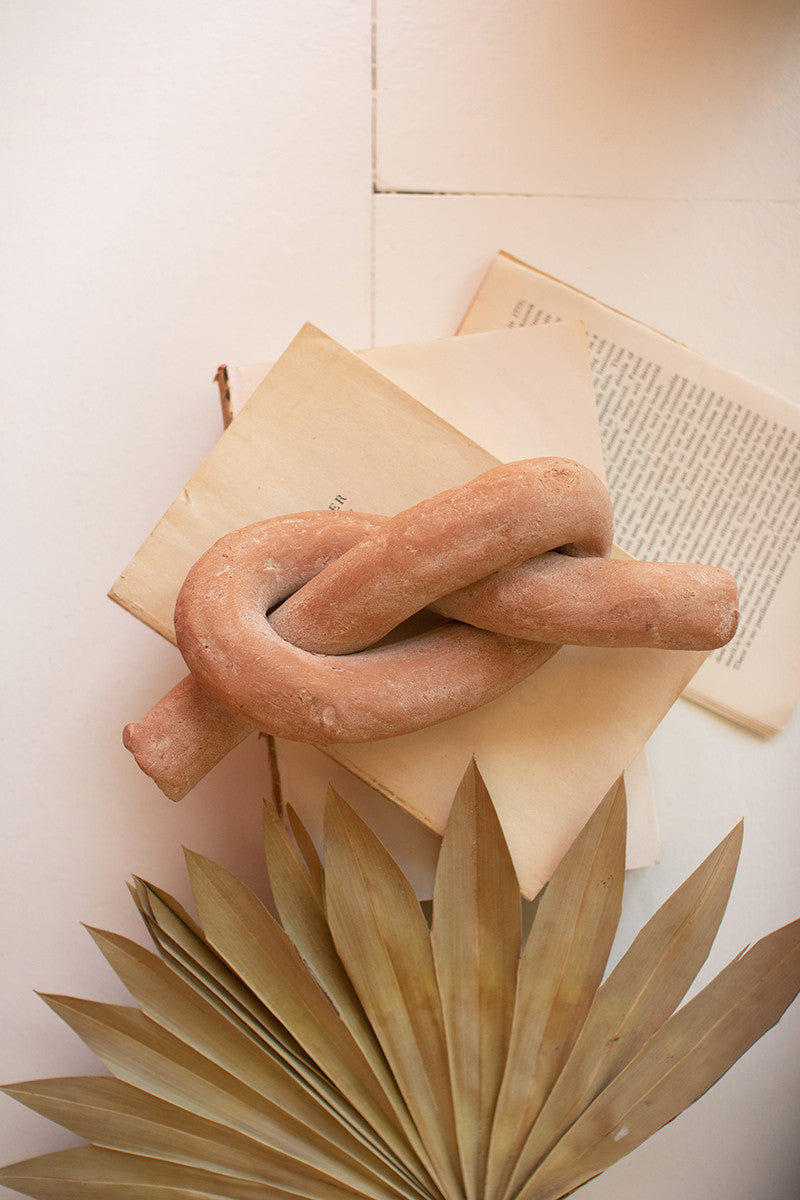 White Wash Clay Knot