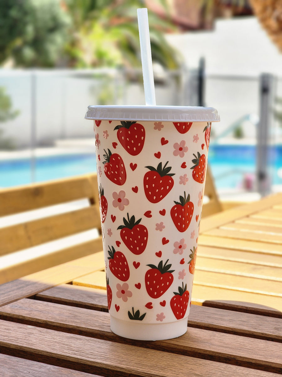 Strawberry Shortcake -  24oz Cold Cup