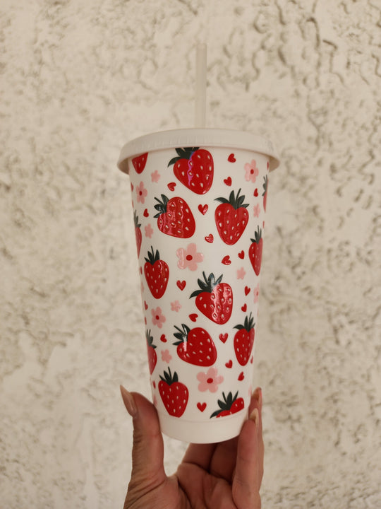 Strawberry Shortcake -  24oz Cold Cup