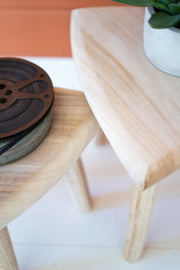 Hand Carved Wood Stools