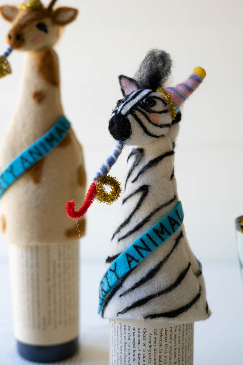 Party Animal Bottle Topper