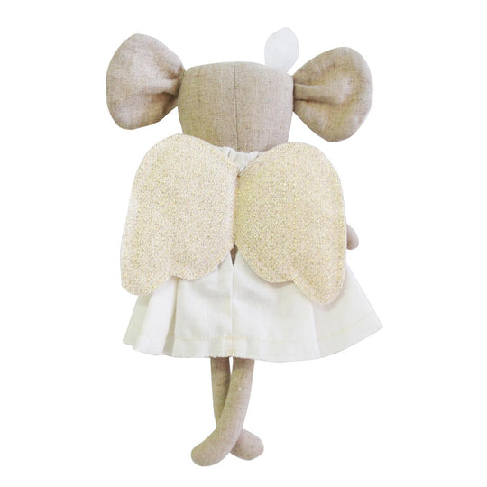 Angel Baby Mouse - Ivory/Gold
