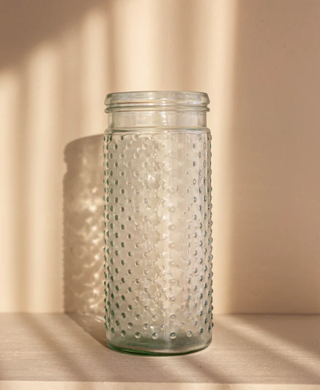 Hobnail Glass Vase